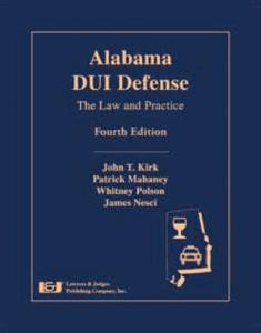 Alabama DUI Defense Book